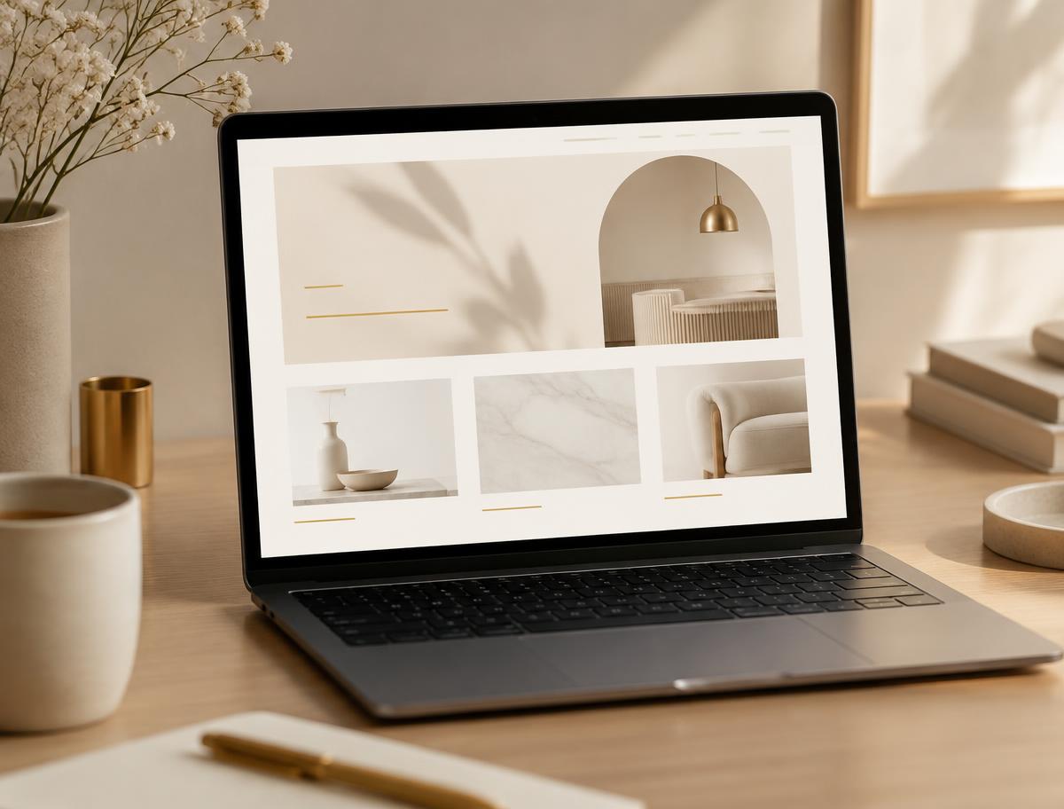 Website-Konzept für ein Premium-Label